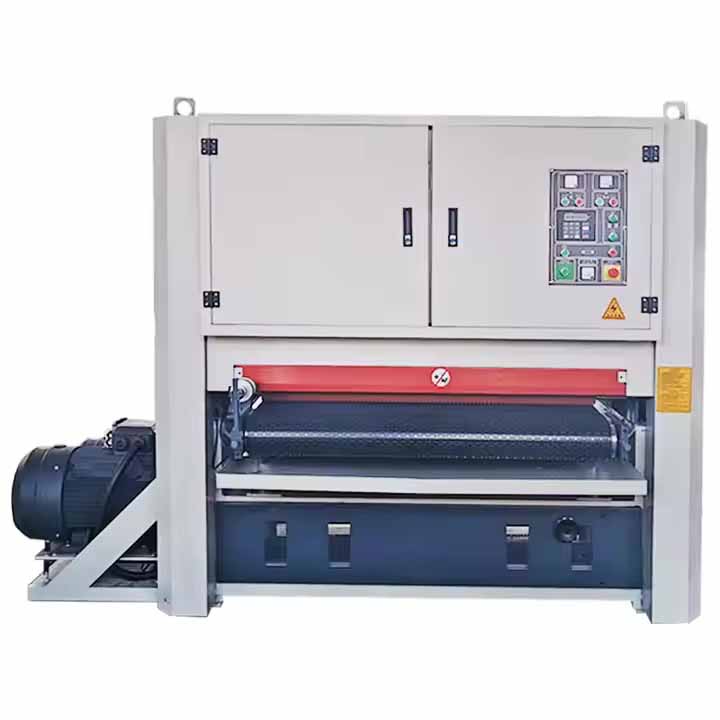 CNC 400mm-1300mm Automation Heavy Metal Sander Wet Sander With Adsorption Table