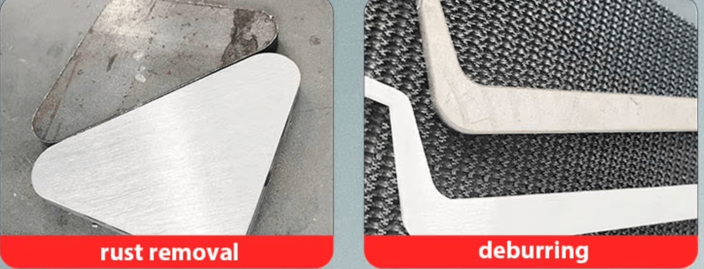 Ponceuse à large bande de haute précision pour la finition des composites métalliques